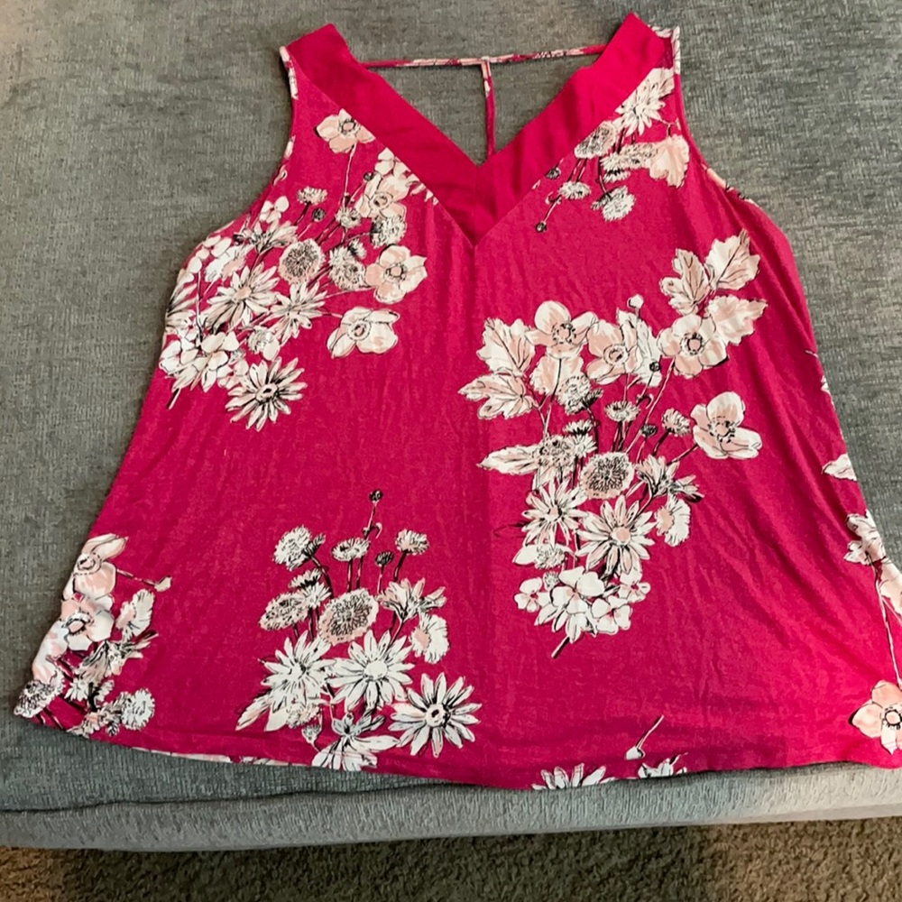 Floral print tank